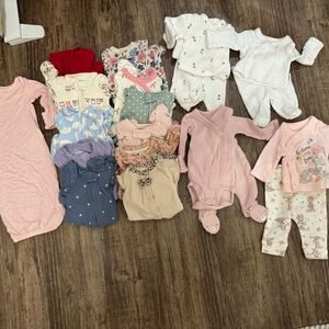 PREEMIE baby girl bundle